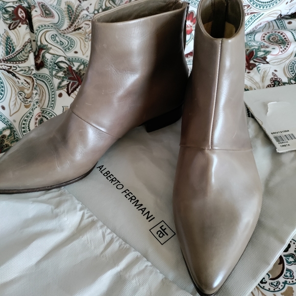Bundle Alberto Fermani Bellina Creta Bootie 2pr Bundle Sz 40 37.5 $1110 - Picture 12 of 16